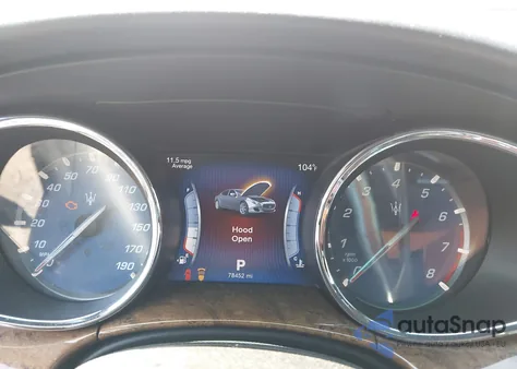 2016 Maserati Quattroporte S Q4 из США, поврежденный, VIN ZAM56RRA9G1186061